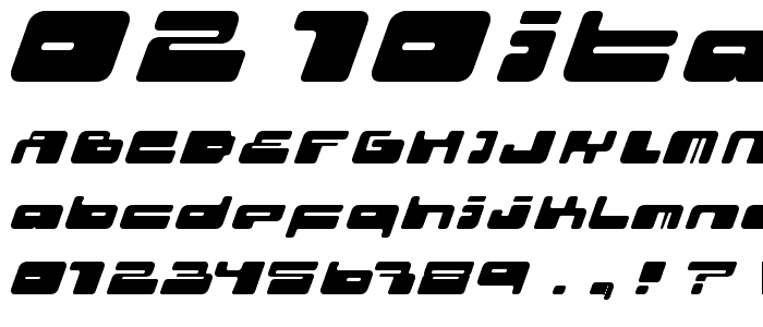 02.10ital fenotype font